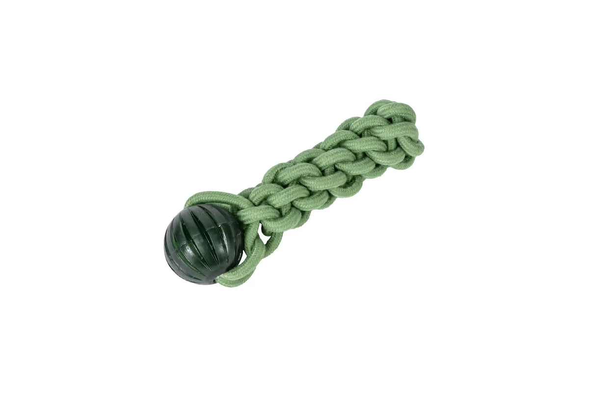 FREEDOG Juguete Mordedor Trenzado Pelota - Brinquedo para cão