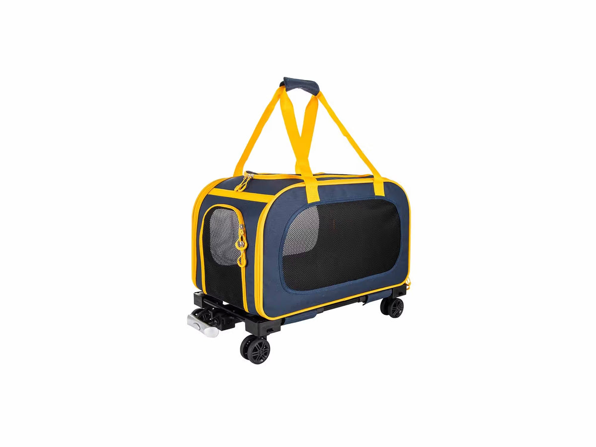 FREEDOG Transportin Troll. Travel. 54 x 33 x 42 cm - Transportín con ruedas para perro y gato