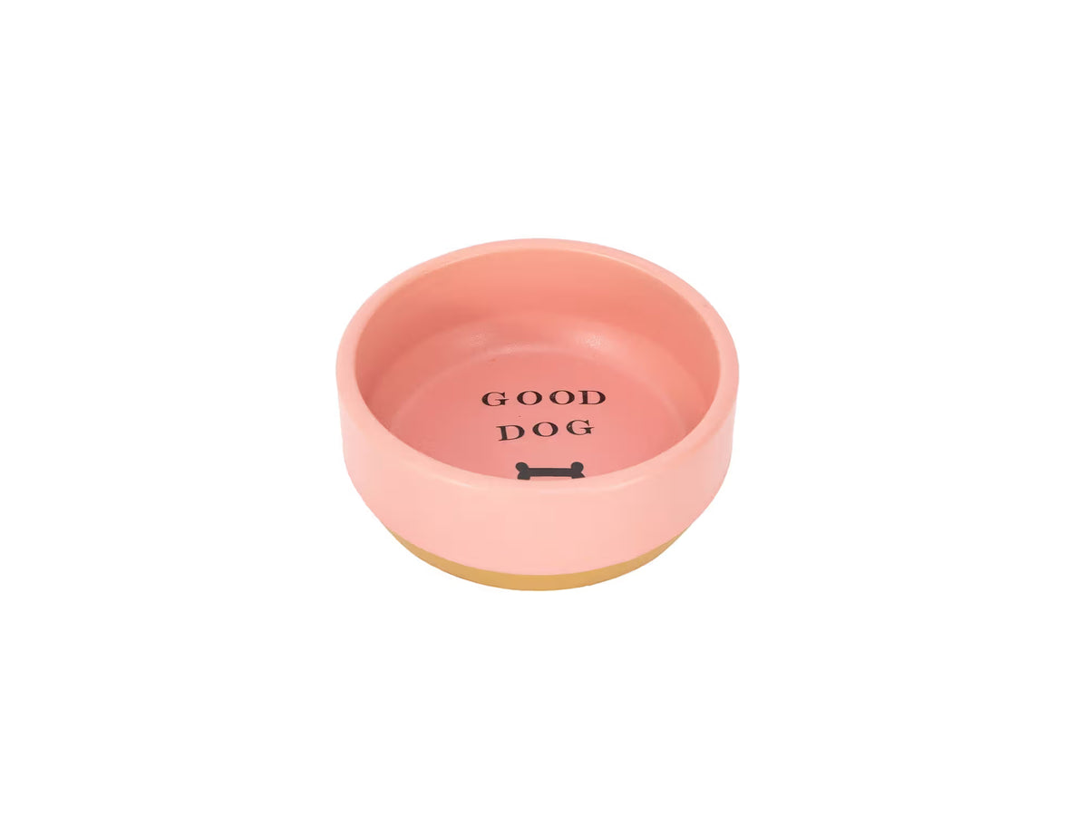 FREEDOG Bowl Cyllene Rosa 19.5 x 19.5 x 7 cm - Comedero para perro