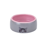 FREEDOG Bowl Tab. Cat Blan. Rosa 11.5 x 11.5 x 4.5 cm - Tigela para gato