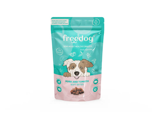 FREEDOG Snack Semi-Humedo Pork & Tomato