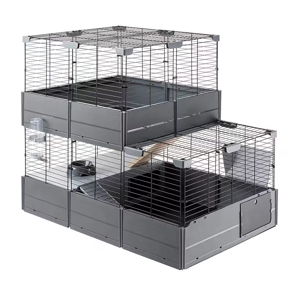 Ferplast Jaula Multipla Double 107.5 x 72 x 96.5 cm - Dog crate