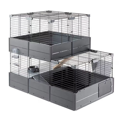 Ferplast Jaula Multipla Double 107.5 x 72 x 96.5 cm - Dog crate