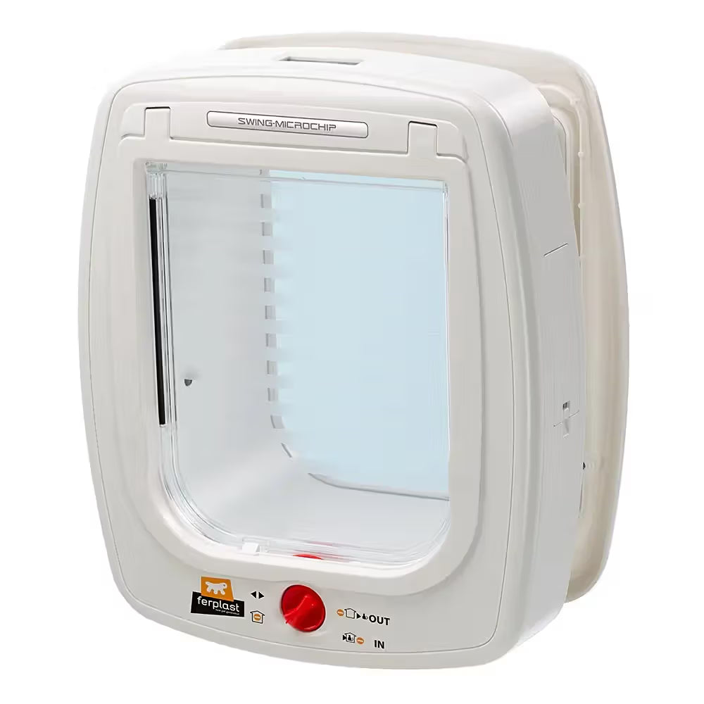 Ferplast Swing Microchip L - Porta para gato e cão com microchip