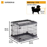 Ferplast Jaula Perro Superior 75 - Dog crate