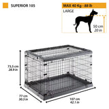 Ferplast Jaula Perro Superior 75 - Dog crate
