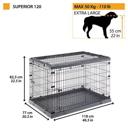Ferplast Jaula Perro Superior 120 - Dog cage