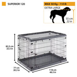 Ferplast Jaula Perro Superior 75 - Dog crate