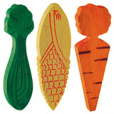 Ferplast Juguete Dental Verduras de Madera - Dental hygiene toy for rabbits