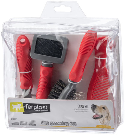 Ferplast Gro 5959 - Set de cepillos para perro