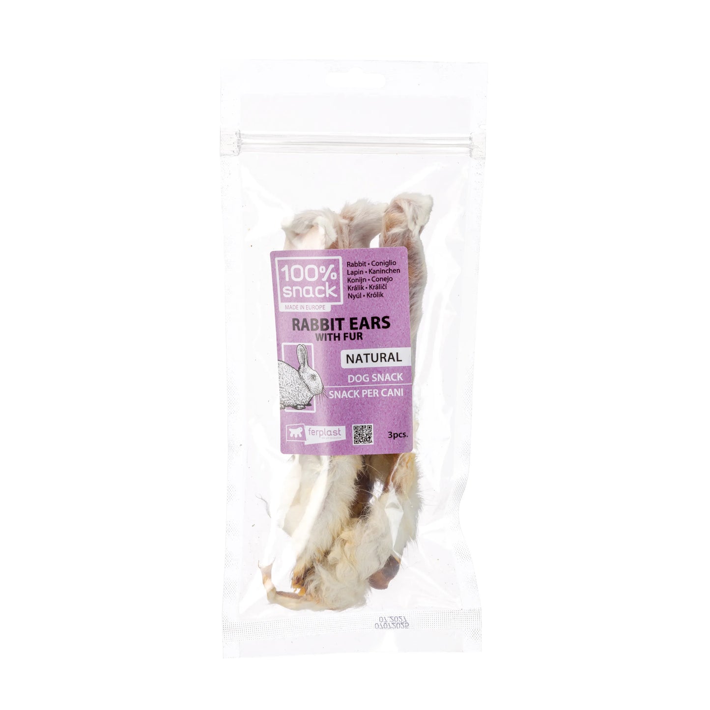 Ferplast Snack Cão Orelhas de Coelho - Snack para cão