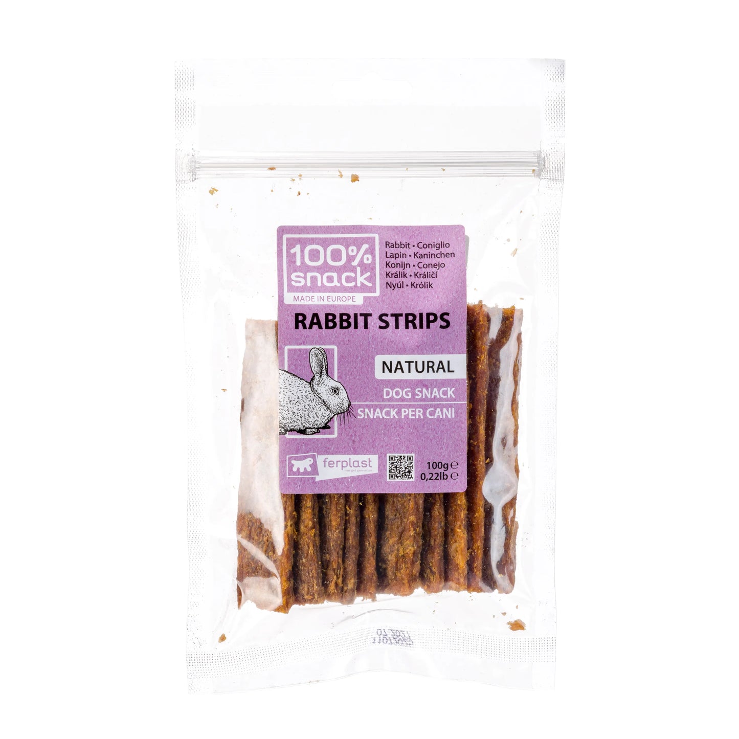 Ferplast Tiras de Conejo Cão Coelho - Snack para cão