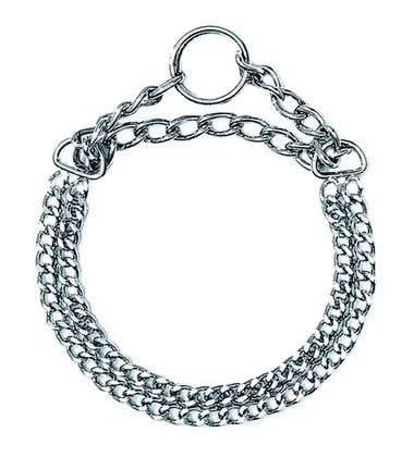 FREEDOG Collar Estrangulador Doble Cadena - Collar para perro