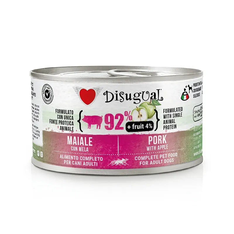 DISUGUAL FRUIT DOG CERDO MANZANA | 12 X 150GR