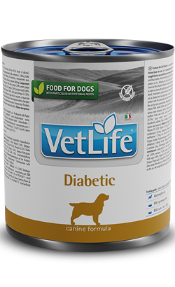 Ração Veterinária húmida para Cão Farmina Vet Life Canine Diabetic | Wet (Lata) | 300 g