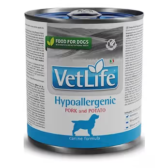 Alimento Húmedo Veterinario para Perros Farmina Vet Life Canine Hypoallergenic Pork & Potato