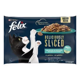 Felix Deliciously Sliced Adult Cat Fish Selection - Wet cat food