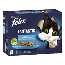 Felix Fantastic Multipack Adult Cat Fish Selection in Jelly - Wet cat food