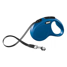 Trela para cão Flexi New Classic Tape - Blue