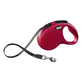 Trela para cão Flexi Classic Tape Red