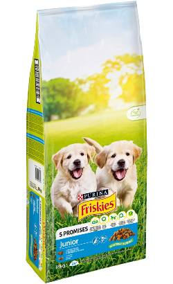 Ração para Cão Friskies Cão Junior | Frango, Leite e Verduras | 3 kg