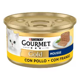 Alimento húmedo para gatos Gourmet Gold sabor a mousse de pollo Húmedo (lata)