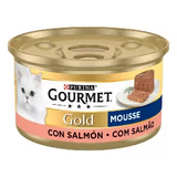 Gourmet Gold Mousse Gato Adulto Salmão - Ração húmida para gato