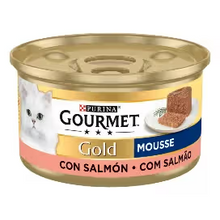 Gourmet Gold Mousse Adult Cat Salmon - Wet cat food