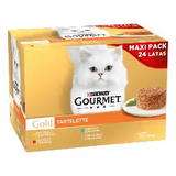 Gourmet Gold Tartelette Adult Cat Beef, Chicken, Tuna and Salmon - Wet cat food