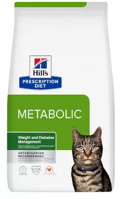 Hills Prescription Diet Feline Metabolic with Chicken Veterinary Cat Food