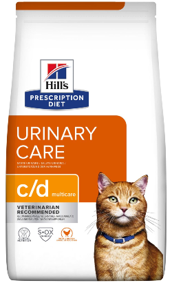 Ração Veterinária para Gatos Hills Prescription Diet Feline c/d Multicare Chicken | 3 kg