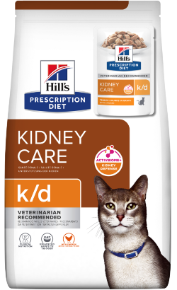 Hills Prescription Diet Feline k/d with Chicken c/ oferta de saqueta | 3 kg + 85 g oferta