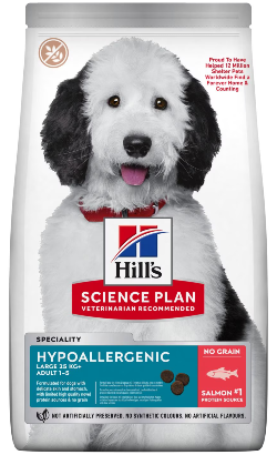 Ração para Cão Hills Science Plan Dog Large Adult Hypoallergenic with Salmon & Tuna | 14 kg