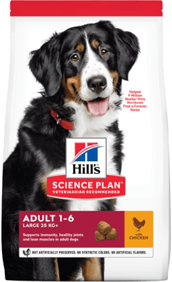 Ração para Cão Hills Science Plan Dog Adult Large Breed with Chicken | 18 kg