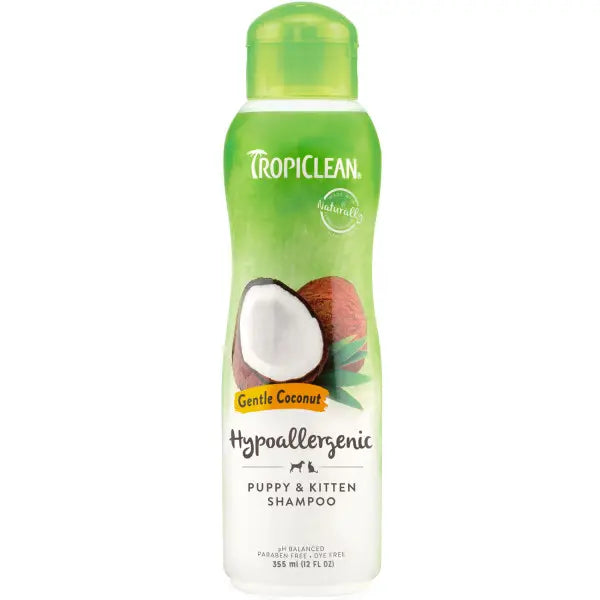 Tropiclean Champu Hipoalergenico Suave Coco - Champú para perro para piel sensible