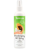 Tropiclean Spray Desodorizante Papaya Coco - Spray desodorante para perro y gato