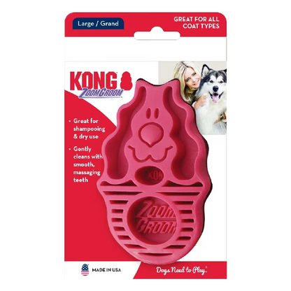 KONG ZOOMGROOM RASPBERRY