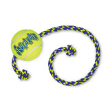 Kong Squeakair Ball W/Rope - Juguete para perro
