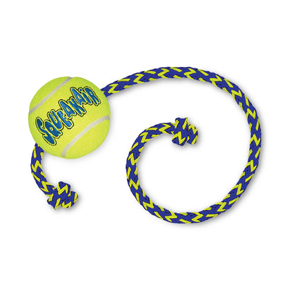 Kong Squeakair Ball W/Rope - Juguete para perro
