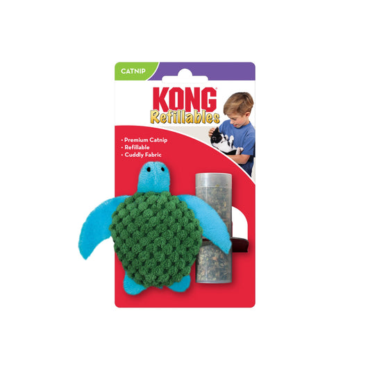 Kong CAT REFILLABLE TURTLE - Cat toy