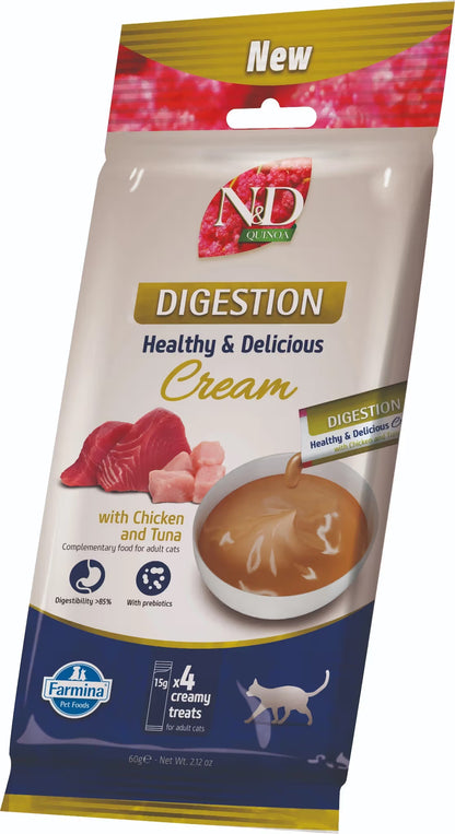 Farmina N&D Quinoa Digestion Gato Pollo y Atún - Comida húmeda para gato con sensibilidad digestiva
