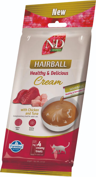 Farmina N&D Quinoa Hairball Cat Chicken and Tuna - Wet cat food for hairball control