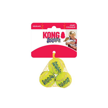 KONG AIR DOG SQUEAKER TENNIS BALLS - Juguete para perro