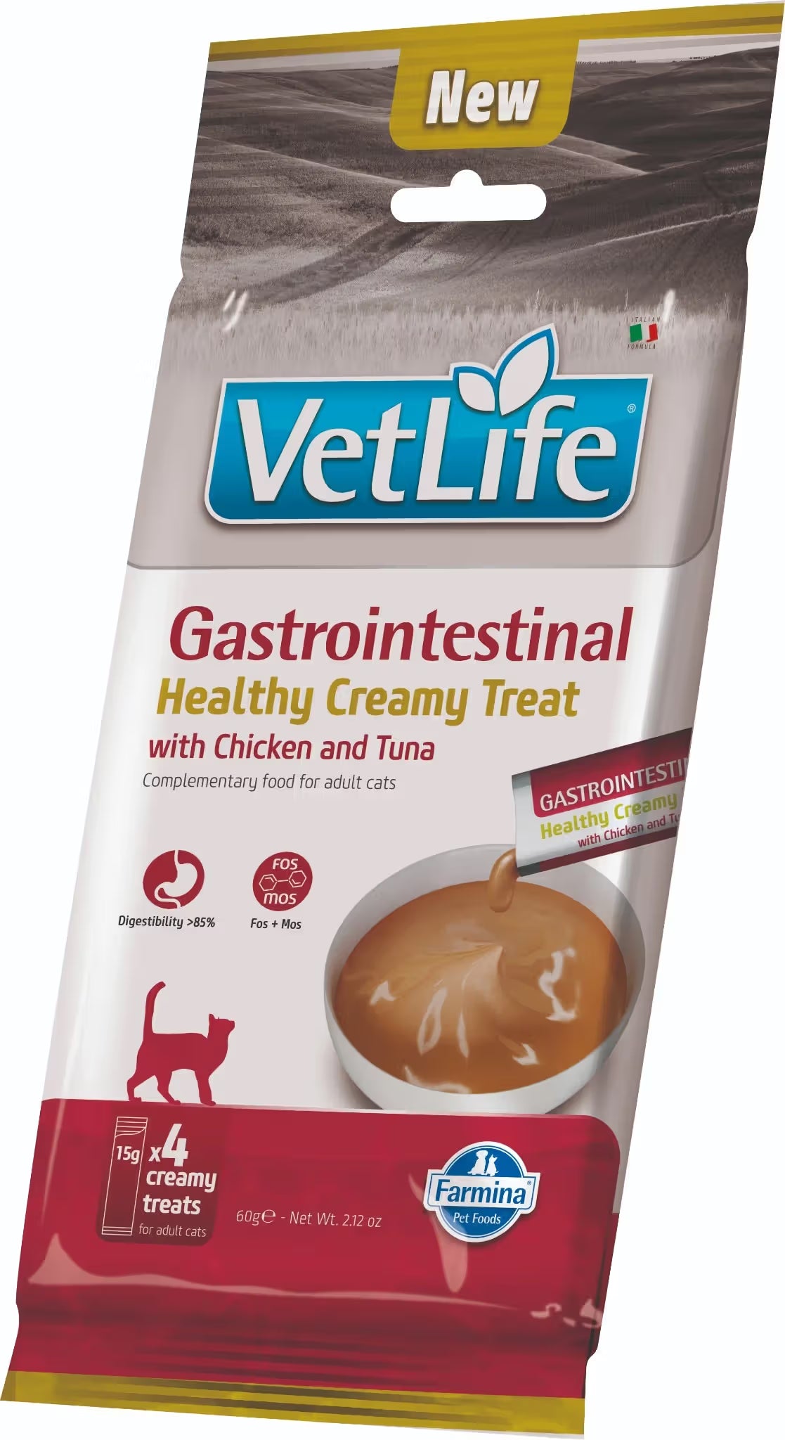 Farmina Vet Life Gastro Creamy Cat Chicken and Tuna - Wet food for cats with gastrointestinal problems
