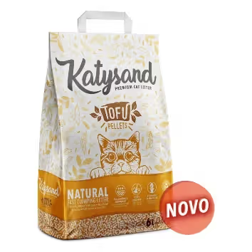 Katysand Tofu Litter Aglomerante Natural Gato - Areia para gato