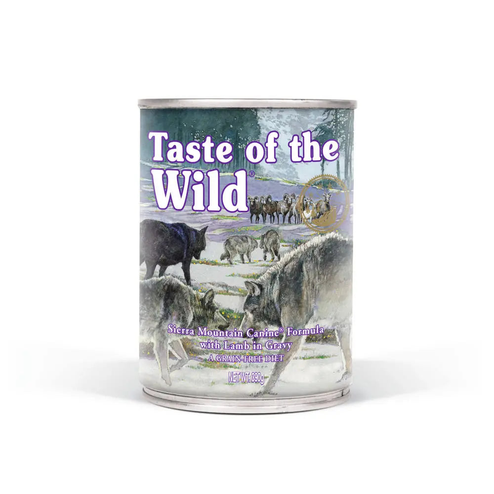 Taste Canino Adulto Sierra Mountain Borrego Caixa | 12 X 390Gr