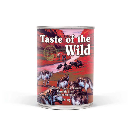 TASTE CANINE ADULT SOUTHWEST CANYON JABALÍ CAJA | 12 X 390GR