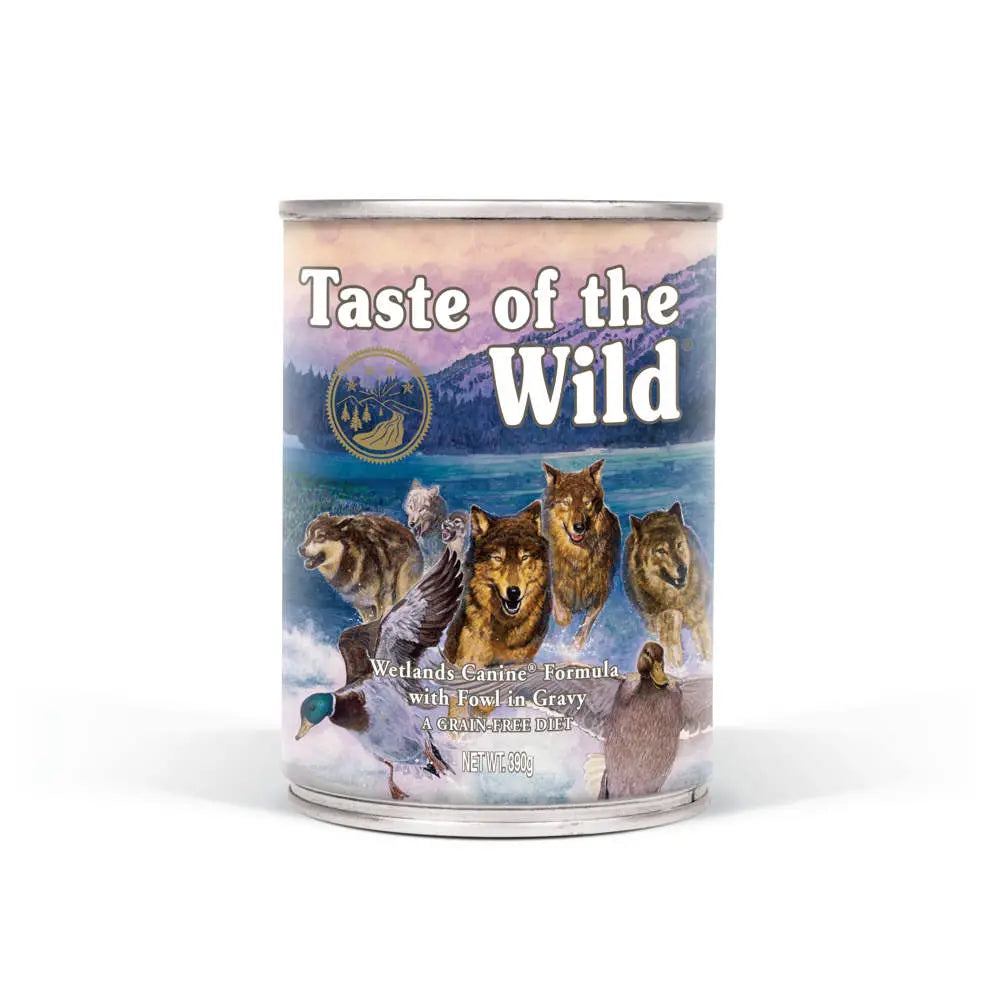 Taste Canino Adulto Wetlands Pato Codorniz Caixa | 12 X 390Gr