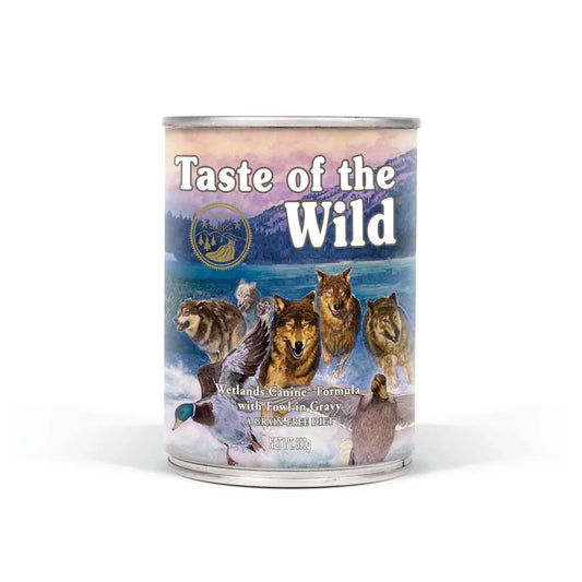 TASTE CANINE ADULT WETLANDS PATO CODORNIZ CAJA | 12 X 390GR