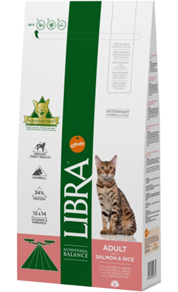 Ração para Gatos Libra Cat Adult Salmon & Rice | 1,5 kg